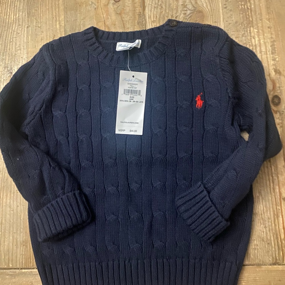 Polo by Ralph Lauren Baby Navy Sweater